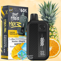 Flavour Beast Mode Max 3 60K Disposable Vape - Twisted Tropical KO Ice 60000 Puffs / 20mg Brandon Vape SuperStore and Cannabis Manitoba Canada