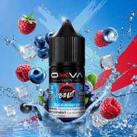 Flavour Beast x OXVA E-Liquid - Fresh Blue Mist Ice Salt 30mL / 20mg Brandon Vape SuperStore and Cannabis Manitoba Canada