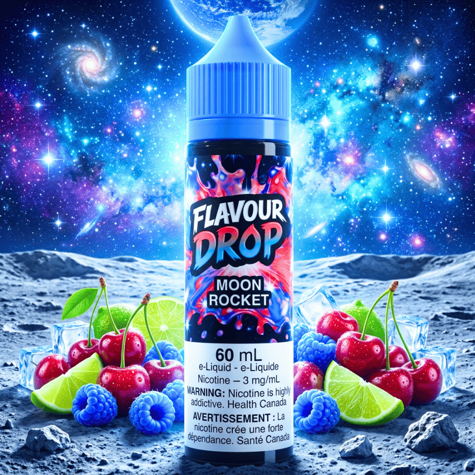 Flavour Drop E-Liquid - Moon Rocket 60ml / 3mg Brandon Vape SuperStore and Cannabis Manitoba Canada