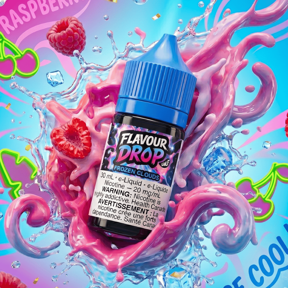 Flavour Drop Salts - Frozen Clouds 30mL / 20mg Brandon Vape SuperStore and Cannabis Manitoba Canada