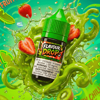 Flavour Drop Salts - Strawberry Kiwi Ice 30mL / 20mg Brandon Vape SuperStore and Cannabis Manitoba Canada