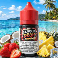Flavour Drop Salts - Strawlada Ice 30mL / 20mg Brandon Vape SuperStore and Cannabis Manitoba Canada