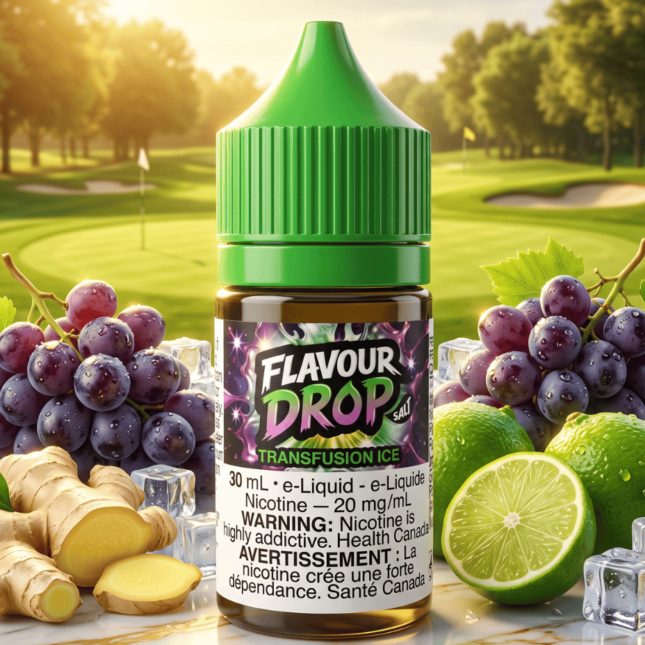Flavour Drop Salts - Transfusion Ice 30mL / 20mg Brandon Vape SuperStore and Cannabis Manitoba Canada
