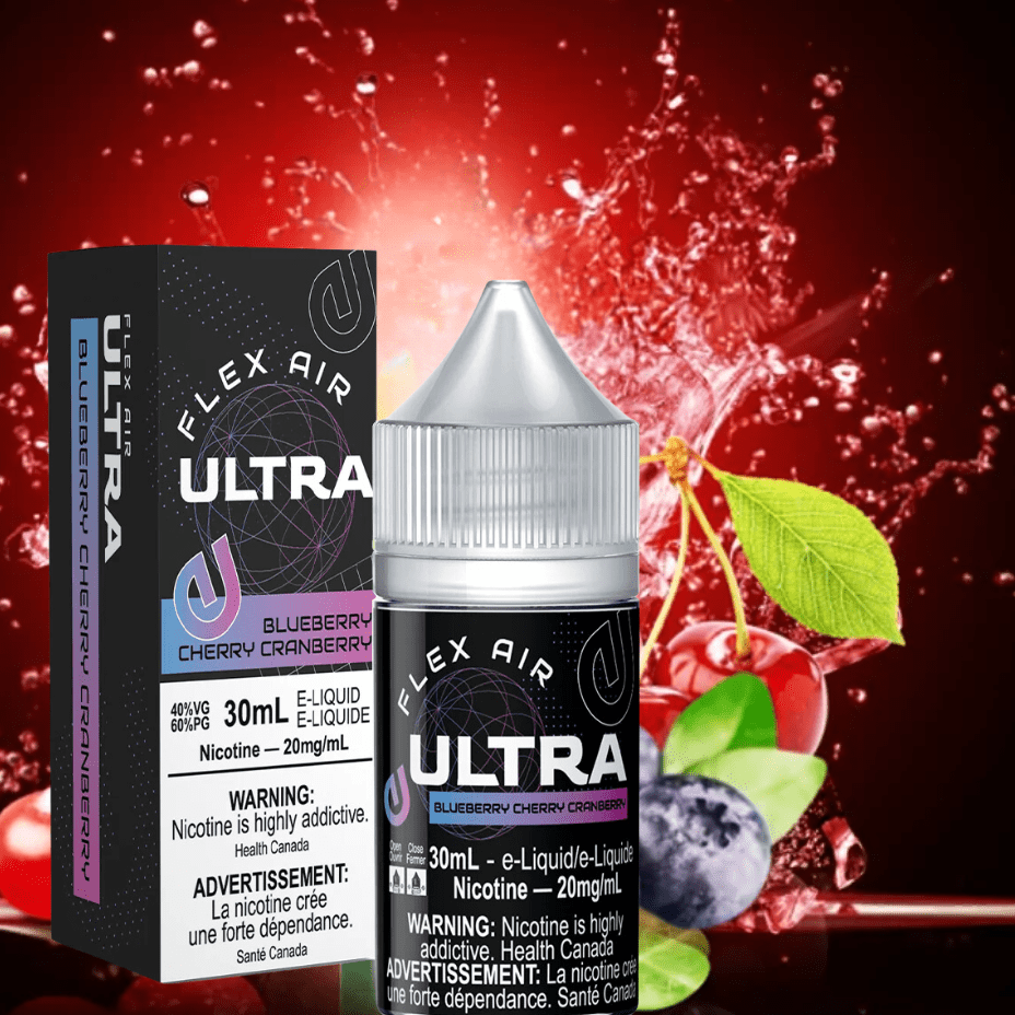 Flex Air Ultra Salt-Blueberry Cherry Cranberry Brandon Vape SuperStore and Cannabis Manitoba Canada