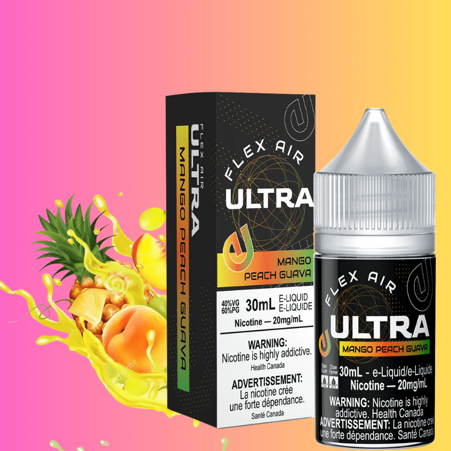 Flex Air Ultra Salt-Mango Peach Guava Brandon Vape SuperStore and Cannabis Manitoba Canada