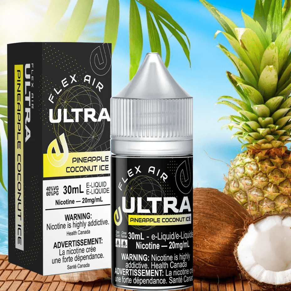 Flex Air Ultra Salt-Pineapple Coconut Brandon Vape SuperStore and Cannabis Manitoba Canada