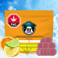 Fly North Citrus Sizzle Sativa Gummies - 10x5.5mg Brandon Vape SuperStore and Cannabis Manitoba Canada