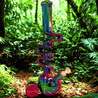 Fortune 7mm Electroplated 4-Arm Zig-Zag Zong 18" Brandon Vape SuperStore and Cannabis Manitoba Canada