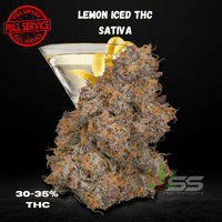 Full Service Lemon Iced THC Sativa Flower - 14g Brandon Vape SuperStore and Cannabis Manitoba Canada