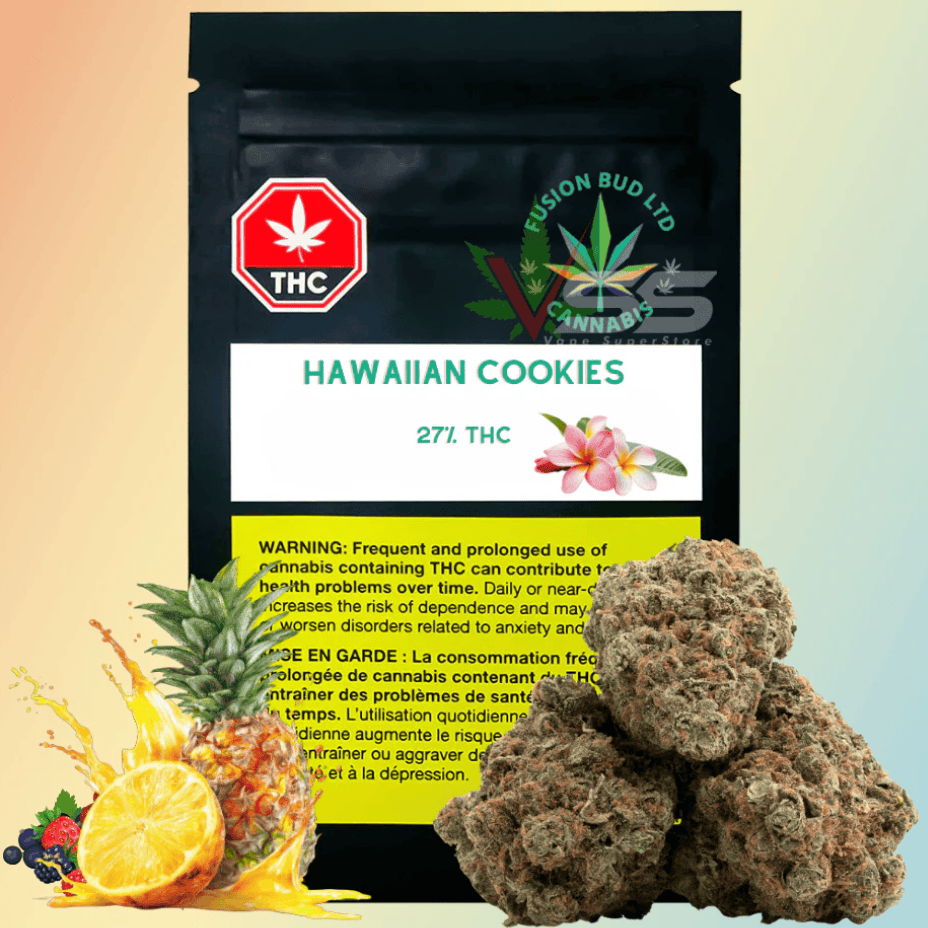 Fusion Bud Hawaiian Cookies Sativa Flower-7g Brandon Vape SuperStore and Cannabis Manitoba Canada