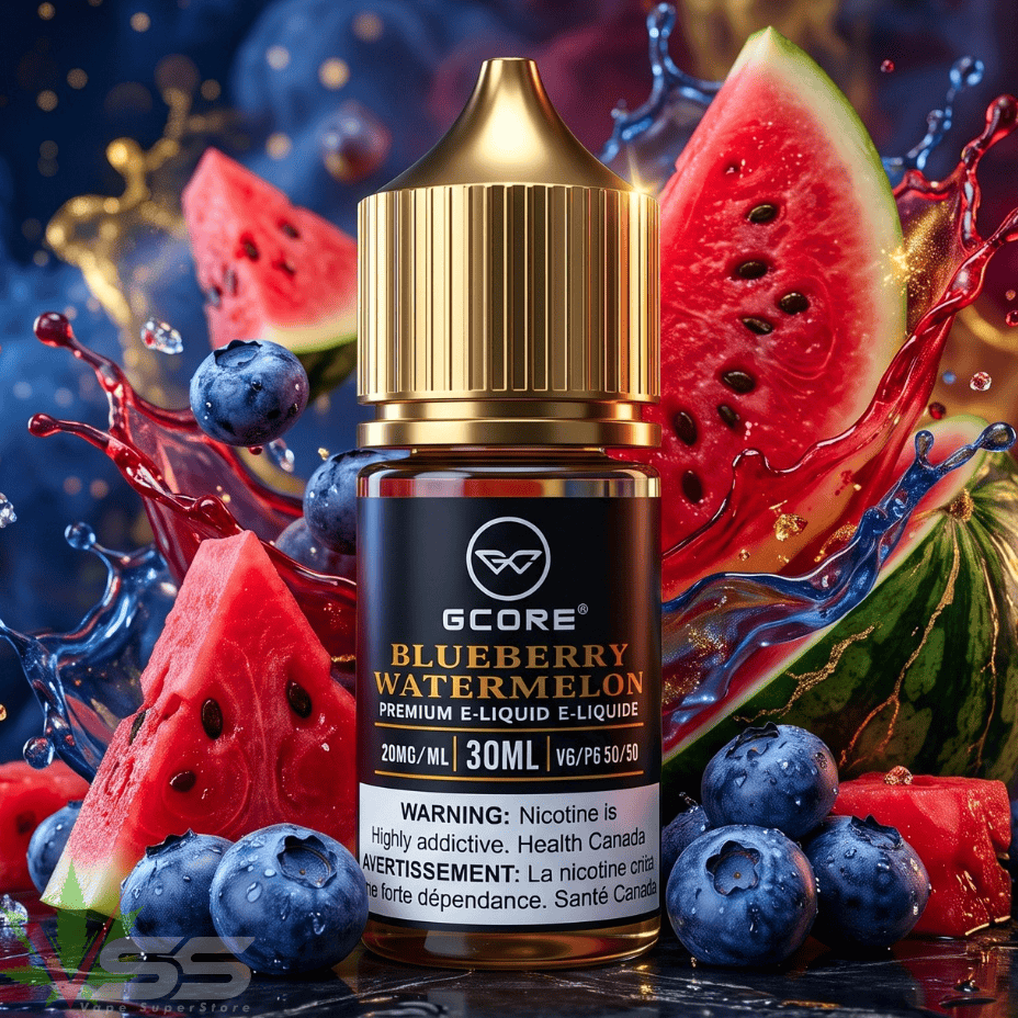 GCORE Salt - Blueberry Watermelon 30mL 30mL / 20mg Brandon Vape SuperStore and Cannabis Manitoba Canada