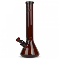 Gear Premium 7mm Beaker Tube 18" 18" / Amber Brandon Vape SuperStore and Cannabis Manitoba Canada