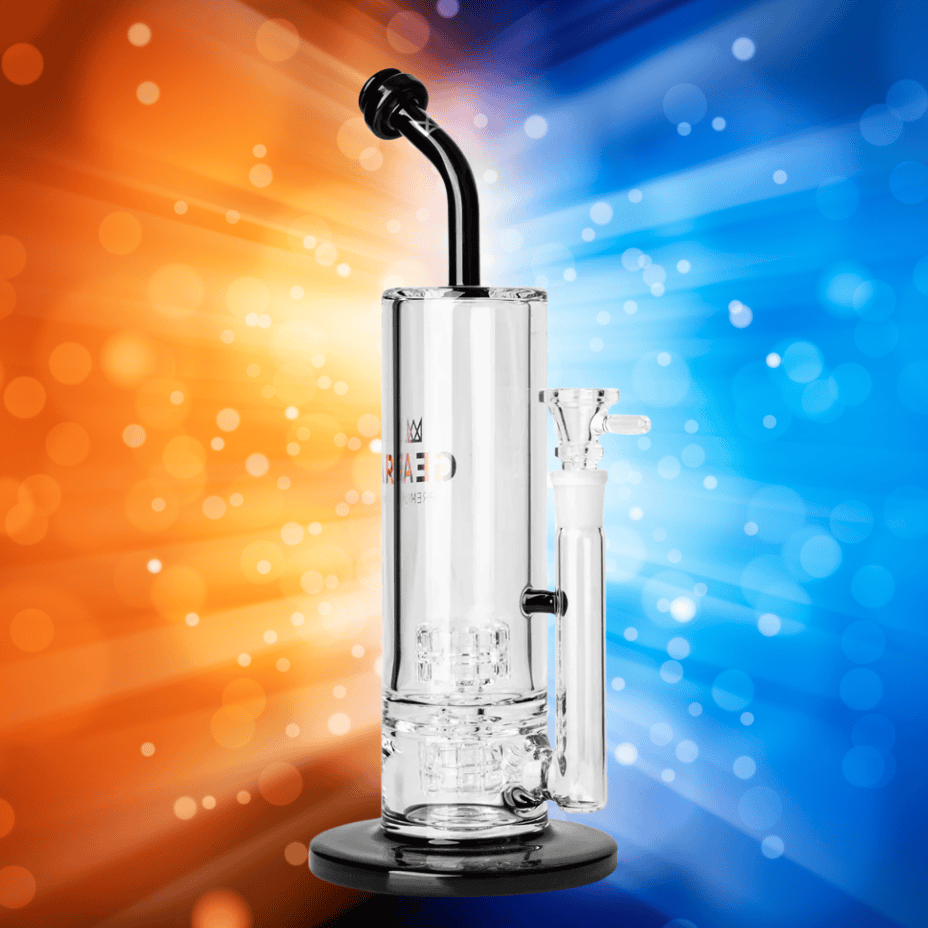 Gear Premium 7mm Temple Dual Matrix Perc Straight Tube 11.5" Brandon Vape SuperStore and Cannabis Manitoba Canada