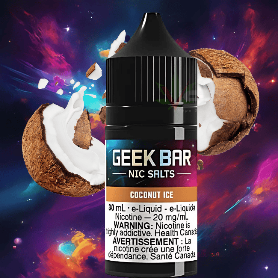 Geek Bar Nic Salt-Coconut Ice Brandon Vape SuperStore and Cannabis Manitoba Canada