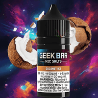 Geek Bar Nic Salt-Coconut Ice Brandon Vape SuperStore and Cannabis Manitoba Canada