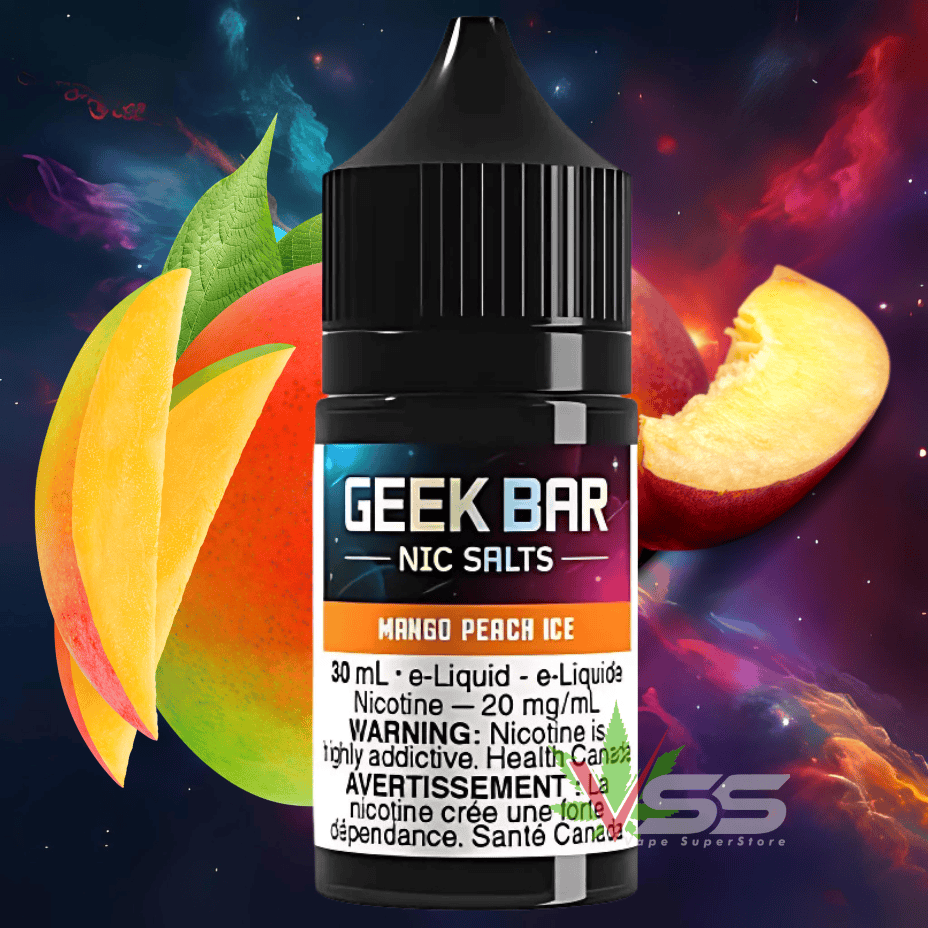 Geek Bar Nic Salt-Mango Peach Ice Brandon Vape SuperStore and Cannabis Manitoba Canada