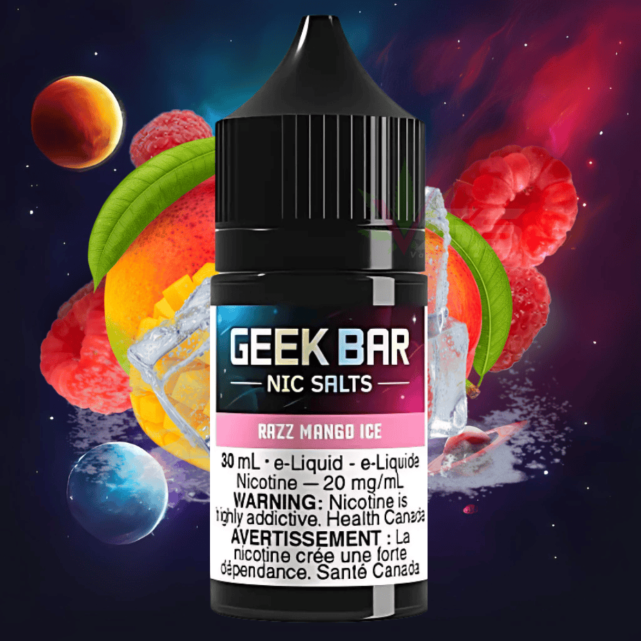 Geek Bar Nic Salt-Razz Mango Ice Brandon Vape SuperStore and Cannabis Manitoba Canada