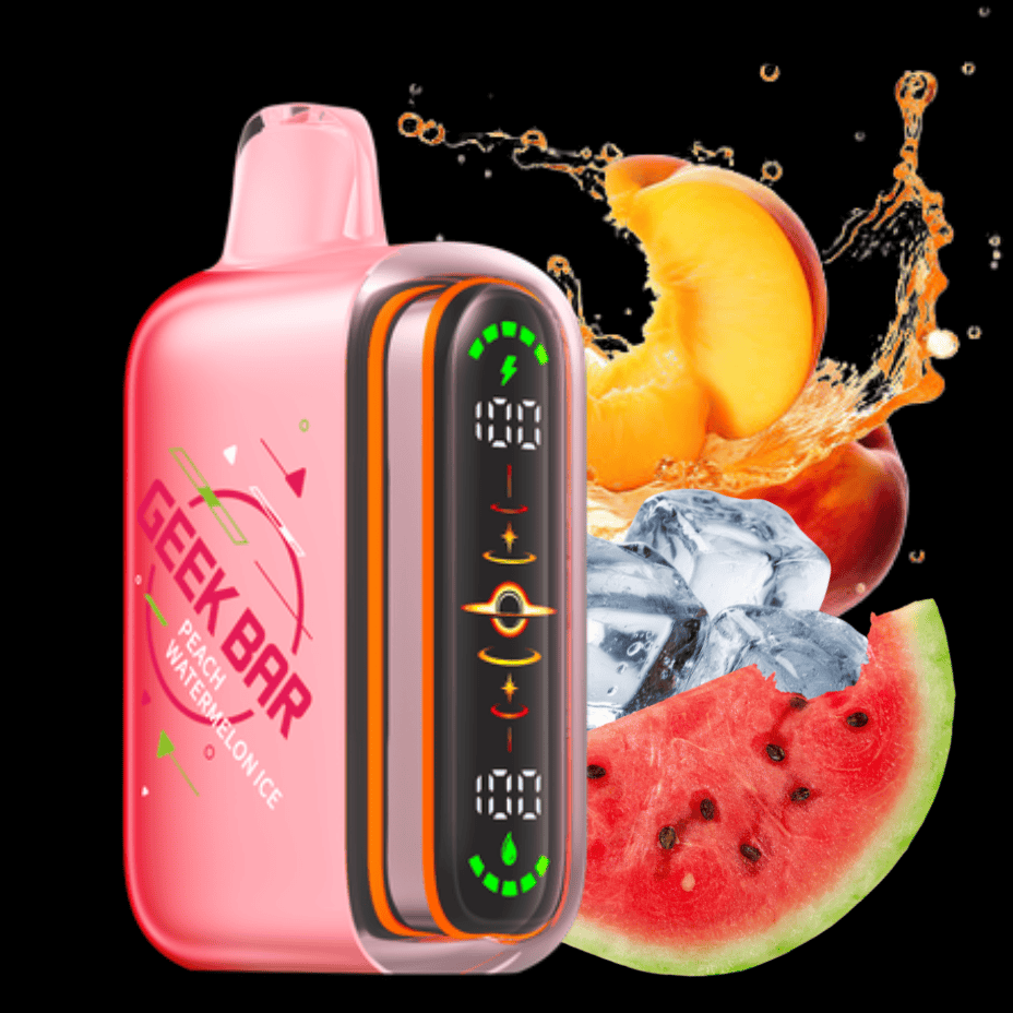 Geek Bar Pulse 2 80K Disposable Vape - Peach Watermelon Ice 80000 Puffs / 20mg Brandon Vape SuperStore and Cannabis Manitoba Canada