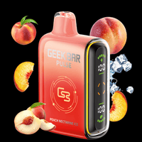 Geek Bar Pulse 9000 Disposable Vape - Peach Nectarine Ice 9000 Puffs / 20mg Brandon Vape SuperStore and Cannabis Manitoba Canada