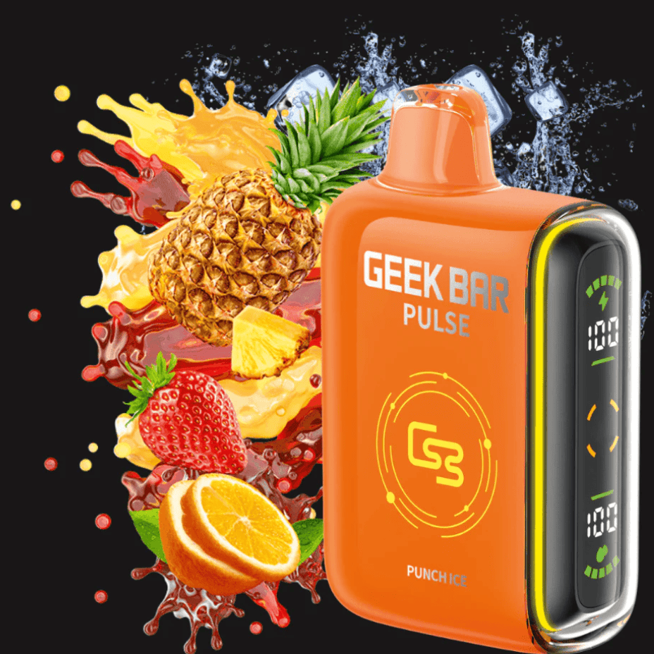 Geek Bar Pulse 9000 Disposable Vape - Punch Ice 9000 Puffs / 20mg Brandon Vape SuperStore and Cannabis Manitoba Canada