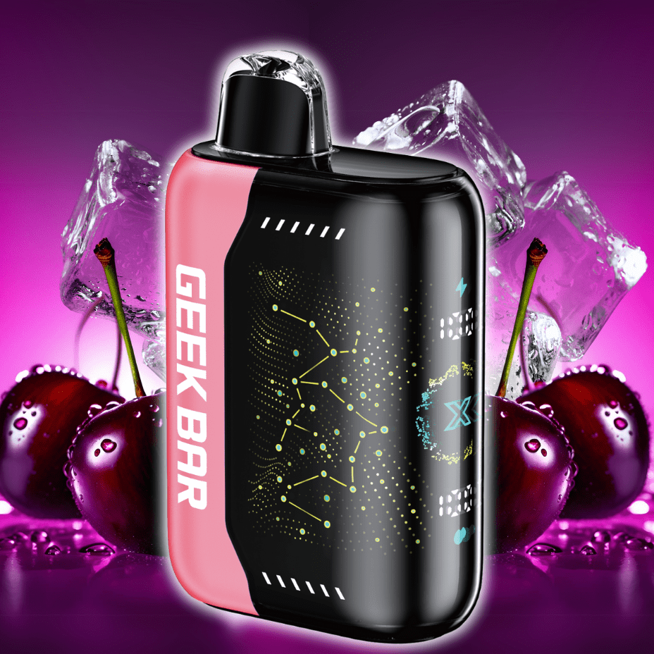 Geek Bar Pulse X 25K Disposable Vape - Cherry Blast Ice 25000 Puffs / 20mg Brandon Vape SuperStore and Cannabis Manitoba Canada