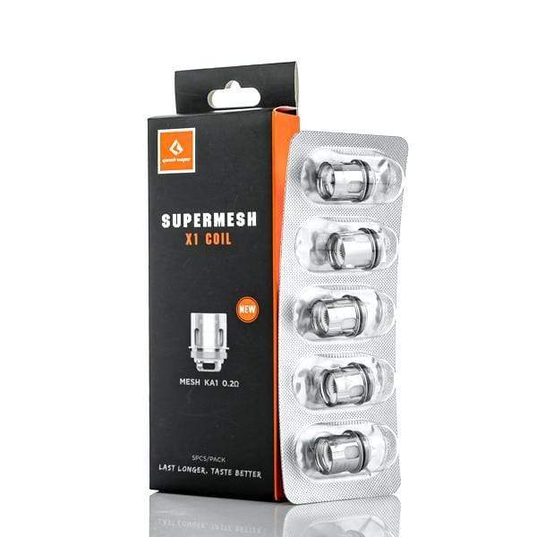 Geekvape Super Mesh Replacement Coils-5/pkg 5/pkg / X1 0.2Ω Brandon Vape SuperStore and Cannabis Manitoba Canada