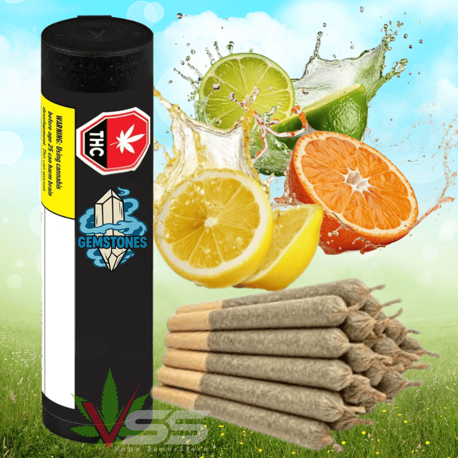 Gemstones Super Lemon Haze Sativa Pre-Rolls - 20x0.5g Brandon Vape SuperStore and Cannabis Manitoba Canada