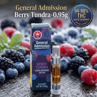 General Admission Berry Tundra Liquid Diamond Sativa 510 Cart - 0.95g Brandon Vape SuperStore and Cannabis Manitoba Canada