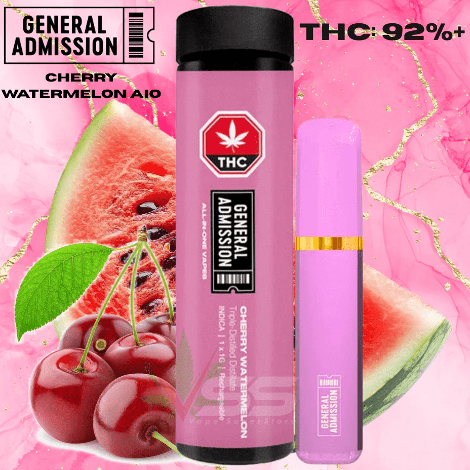 General Admission Cherry Watermelon Disposable-1g Brandon Vape SuperStore and Cannabis Manitoba Canada