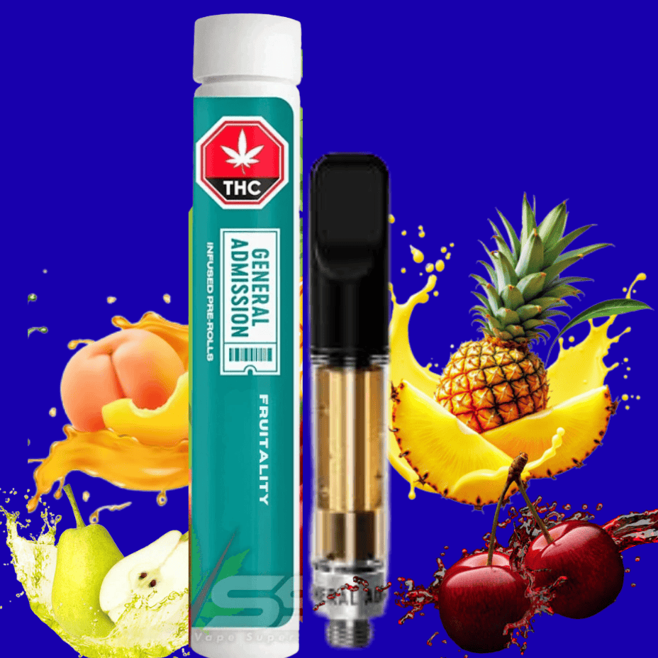 General Admission Fruitality Distillate Cart - .95g Brandon Vape SuperStore and Cannabis Manitoba Canada