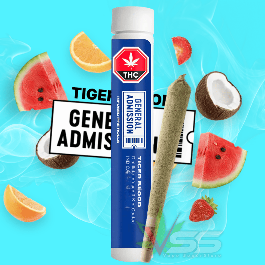 General Admission - Tiger Blood Infused Pre-roll 1x1g Brandon Vape SuperStore and Cannabis Manitoba Canada