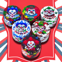 Genie Metal Grinder-63mm 4-Piece Clown Design 63mm / 45mm Brandon Vape SuperStore and Cannabis Manitoba Canada