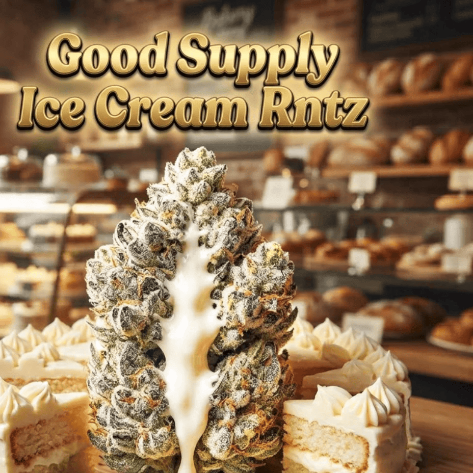 Good Supply Ice Cream Rntz Indica Flower - 28g Brandon Vape SuperStore and Cannabis Manitoba Canada