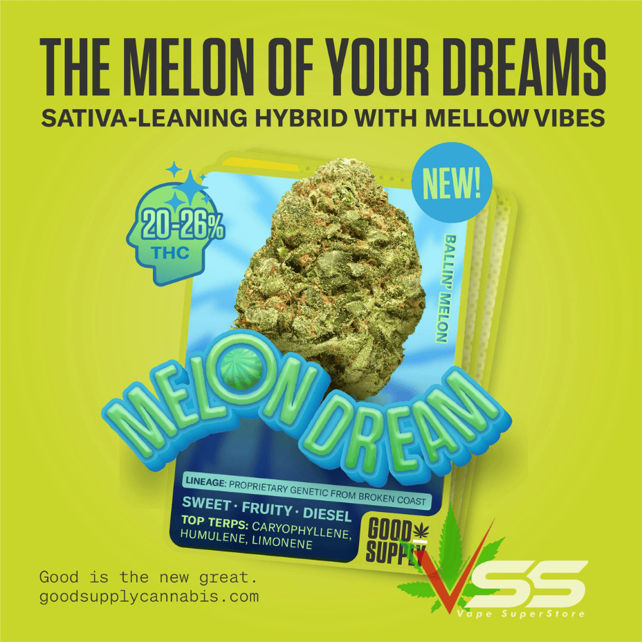 Good Supply Melon Dream Hybrid Flower-3.5g Brandon Vape SuperStore and Cannabis Manitoba Canada