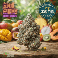 Good Supply Neon Lotus Hybrid Flower - 28g Brandon Vape SuperStore and Cannabis Manitoba Canada