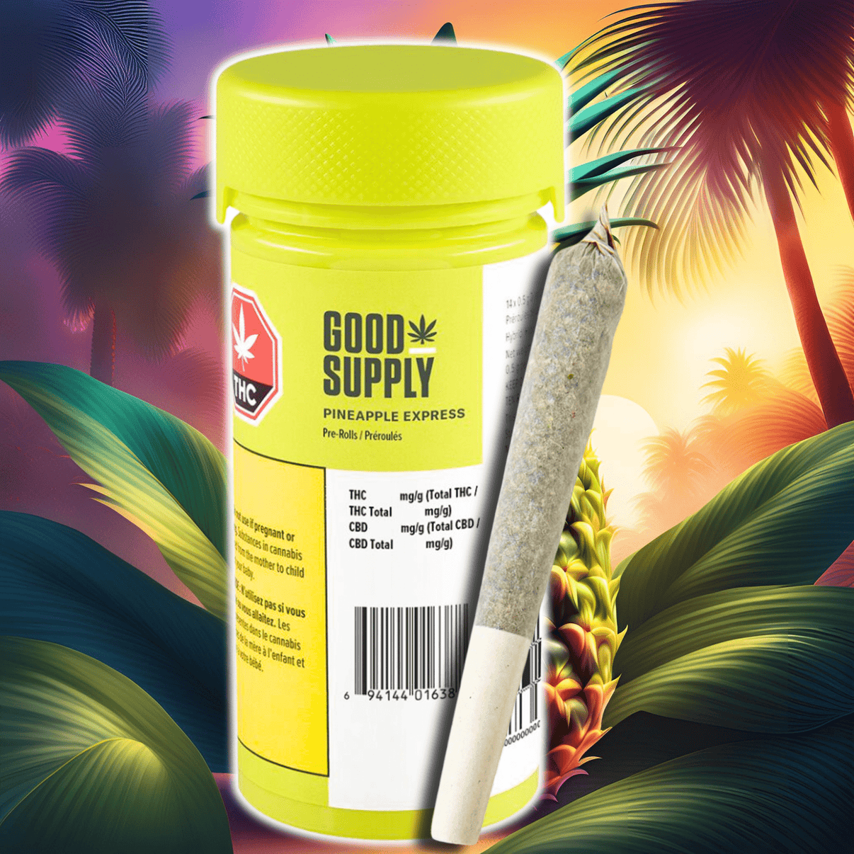 Good Supply Pineapple Express Pre-rolls - 14x0.5g Brandon Vape SuperStore and Cannabis Manitoba Canada