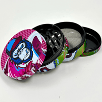 Gorilla Rolling Stars 4-Piece Zinc Grinder-60mm Brandon Vape SuperStore and Cannabis Manitoba Canada