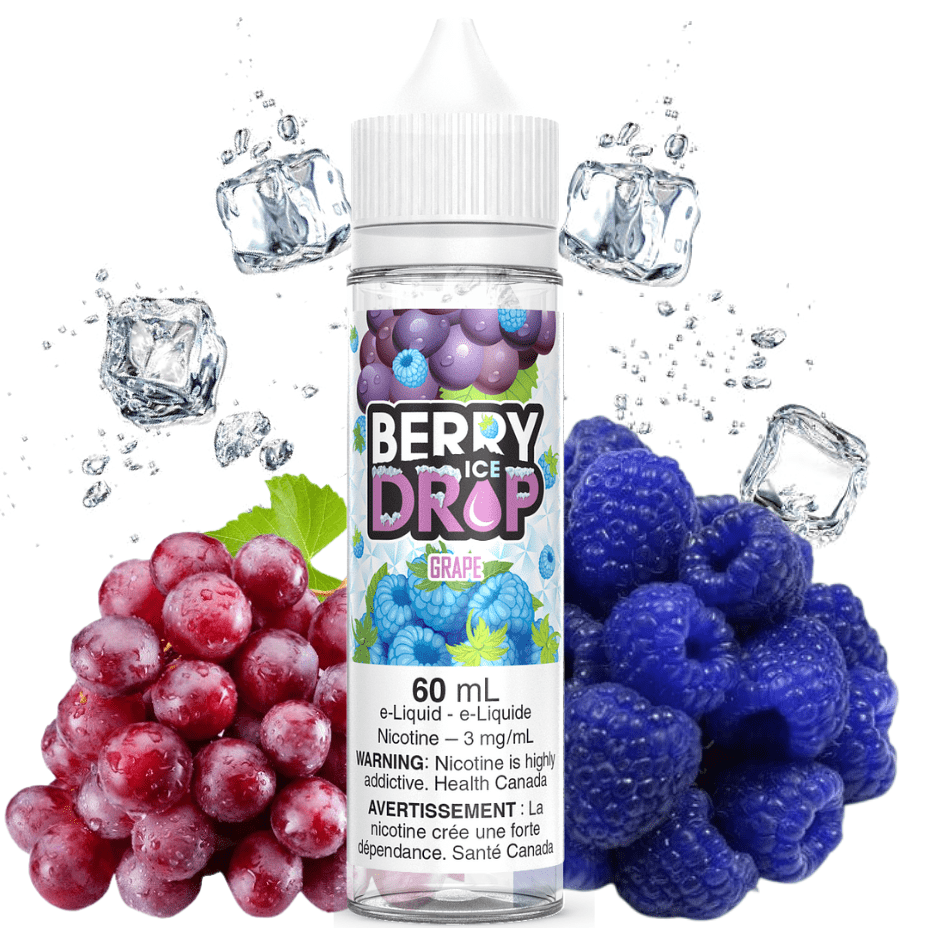 Grape Ice by Berry Drop E-Liquid 60mL / 3mg Brandon Vape SuperStore and Cannabis Manitoba Canada