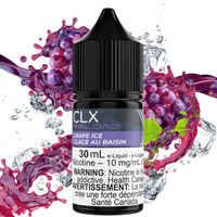 Grape Ice Salt by CLX Reload E-Liquid 30mL / 10mg Brandon Vape SuperStore and Cannabis Manitoba Canada