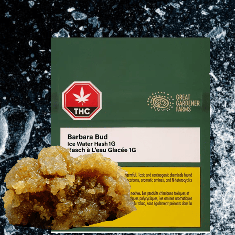 Great Gardener Fire Barb Cured Ice Water Hash-1g Brandon Vape SuperStore and Cannabis Manitoba Canada