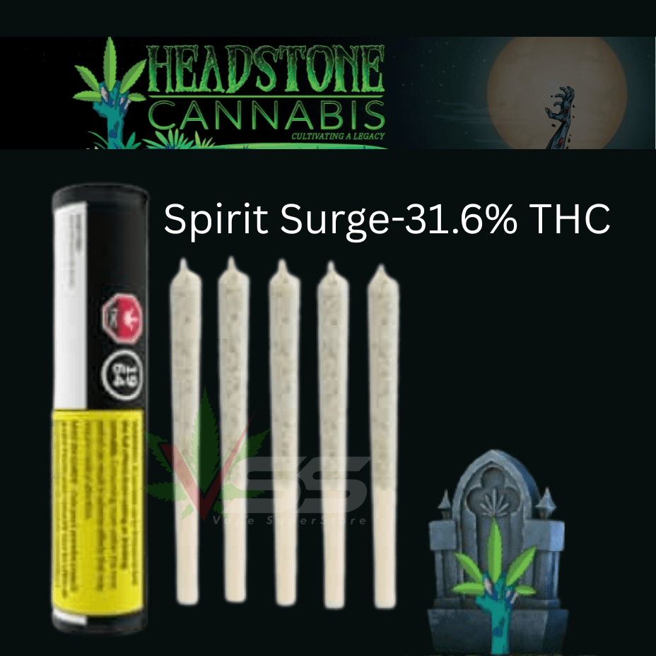 Headstone Spirit Surge Sativa Pre-Rolls-10x0.5g Brandon Vape SuperStore and Cannabis Manitoba Canada