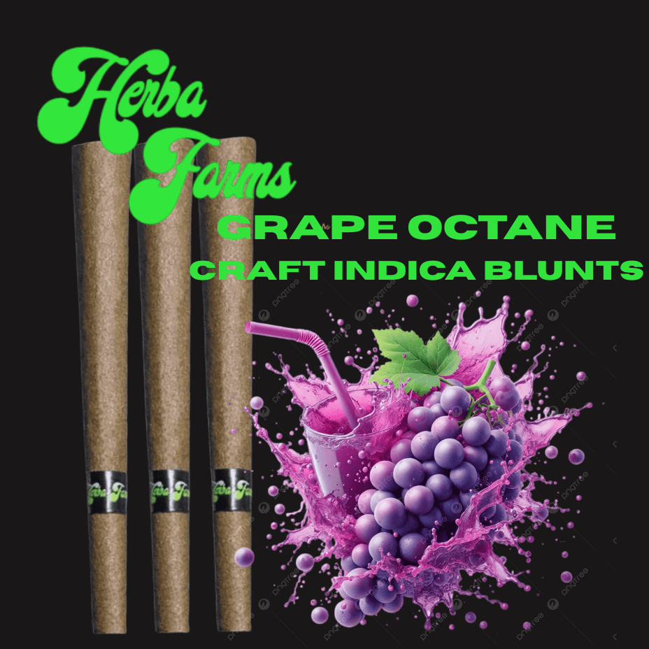 Herba Farms Grape Octane Indica Blunts-3x0.5g Brandon Vape SuperStore and Cannabis Manitoba Canada