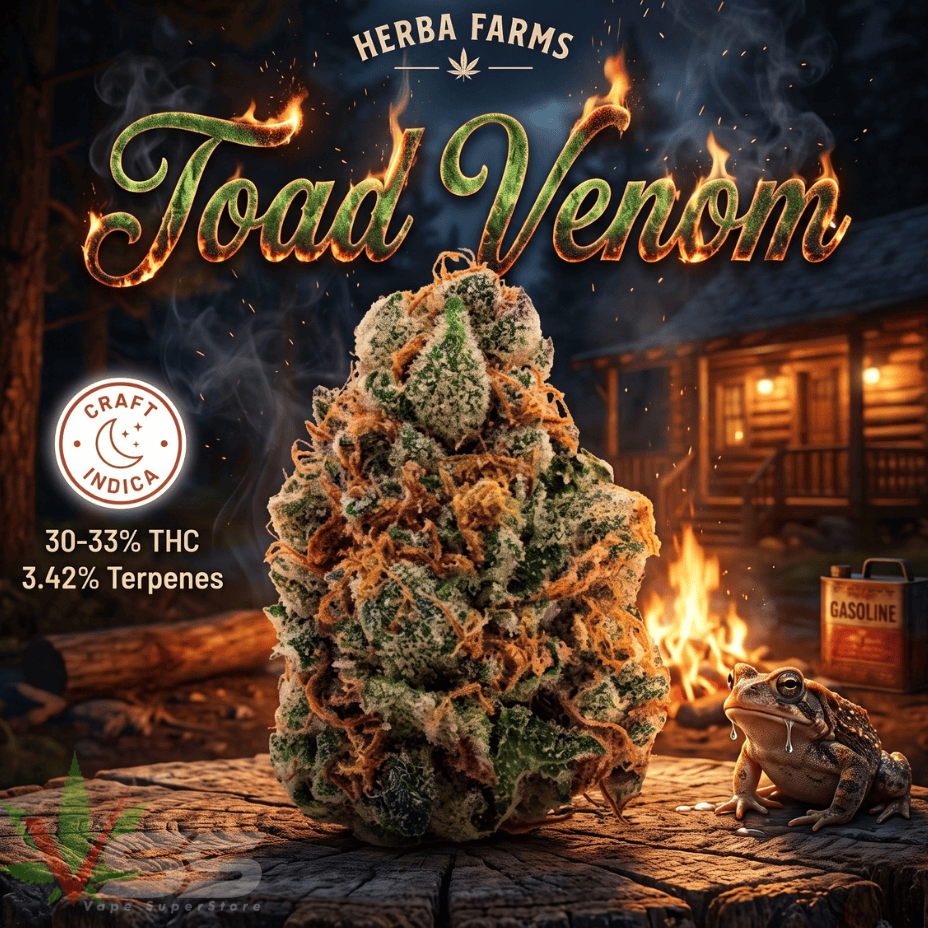Herba Farms - Toad Venom - 3.5g Brandon Vape SuperStore and Cannabis Manitoba Canada