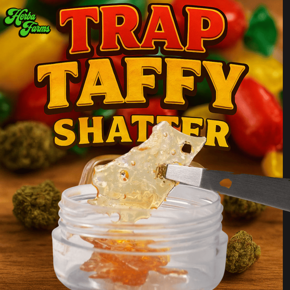 Herba Farms Trap Taffy The Clear Shatter-1g Brandon Vape SuperStore and Cannabis Manitoba Canada
