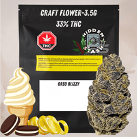 Hidden Stash Oreo Blizzy Indica CRAFT Flower-3.5g Brandon Vape SuperStore and Cannabis Manitoba Canada