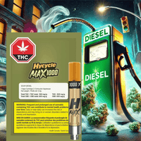 HycycleMax 1000 Sour Diesel 510 Cart-1.1g Brandon Vape SuperStore and Cannabis Manitoba Canada