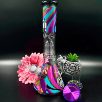 Infyniti Untamed 7mm Snail Beaker w/ Tree Perc 14" Brandon Vape SuperStore and Cannabis Manitoba Canada