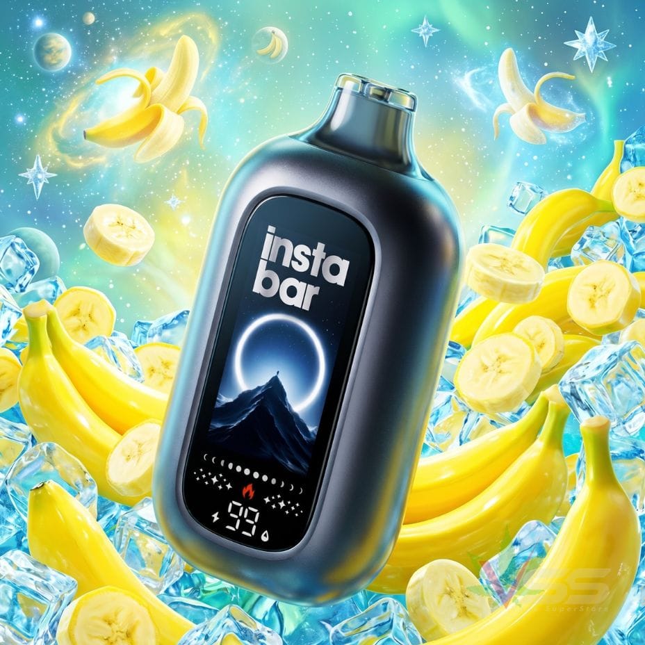 Insta Bar 120K Disposable Vape - Banana Ice 120000 / 20mg Brandon Vape SuperStore and Cannabis Manitoba Canada