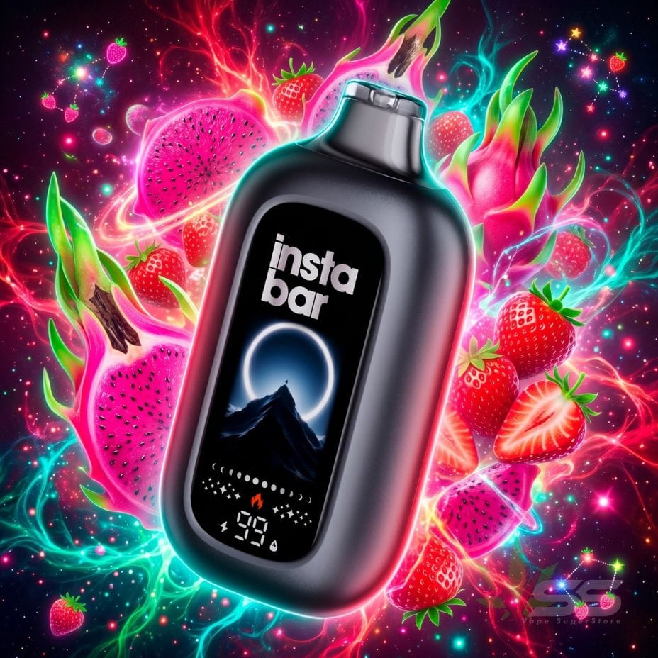 Insta Bar 120K Disposable Vape - Dragonfruit Strawberry 120000 / 20mg Brandon Vape SuperStore and Cannabis Manitoba Canada