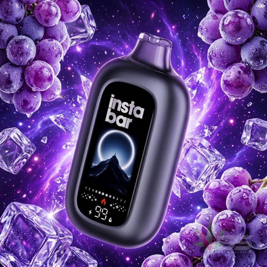 Insta Bar 120K Disposable Vape - Grape Ice 120000 / 20mg Brandon Vape SuperStore and Cannabis Manitoba Canada